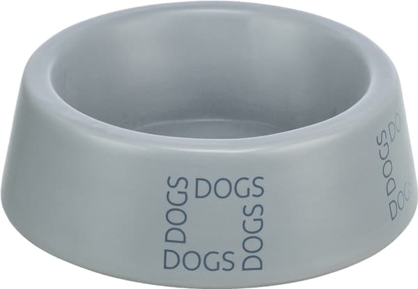 Trixie Dogs bowl, ceramic, 0.4 l/ø 16 cm, grey/blue