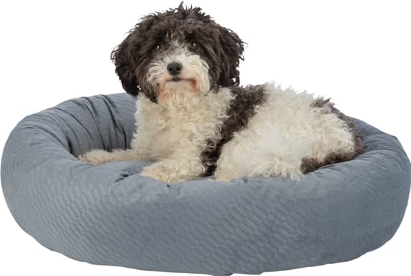 Trixie Alena bed, round, ø 50 cm, blue-grey