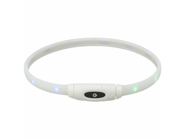 Trixie Flash light ring USB, silicone, XS–XL:65cm/16mm, multi-color