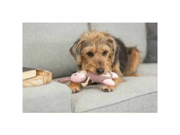Trixie Rabbit, stoff/plysj, 24 cm