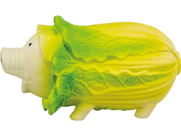 Trixie Cabbage pig, latex, 23 cm, light green