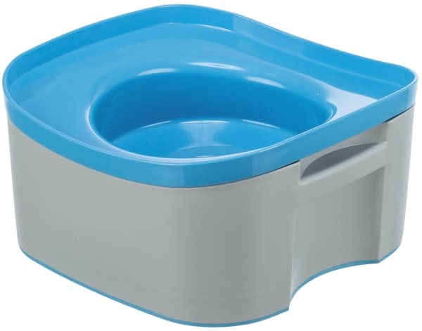 Trixie Strong travel Bowl, 21 × 11 × 21 cm, dark grey/petrol
