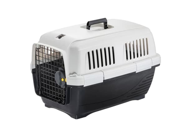 Ferplast Transportkasse CLIPPER 2 - Transportkasse til små hunde og katte op til 8 kg, egnet til bilrejser, flyrejser og togrejser.
