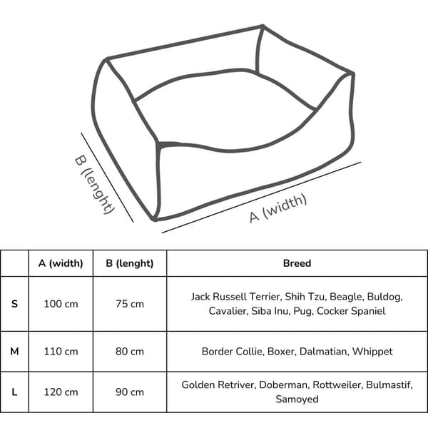 Hundeseng E-Doggy Den Sort