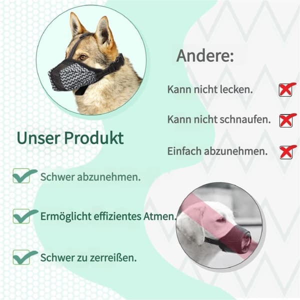 Andningsbart mjukt nät, justerbart, bett- och foderresistent