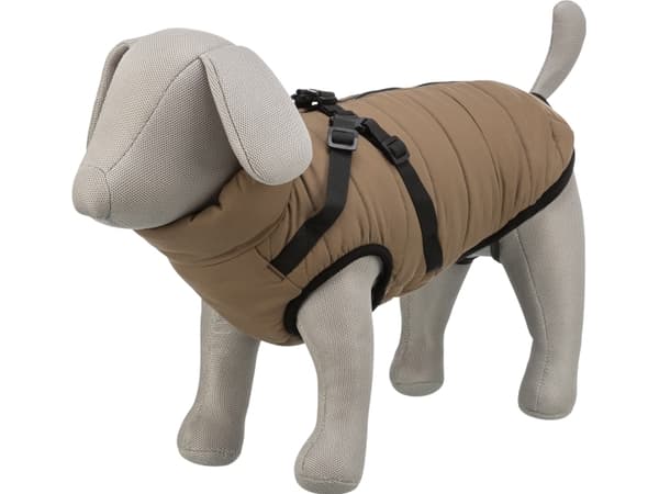 Trixie Pirou winter harness coat, S: 36 cm, sand