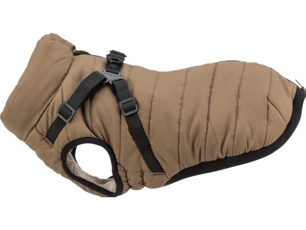 Trixie Pirou winter harness coat, S: 36 cm, sand