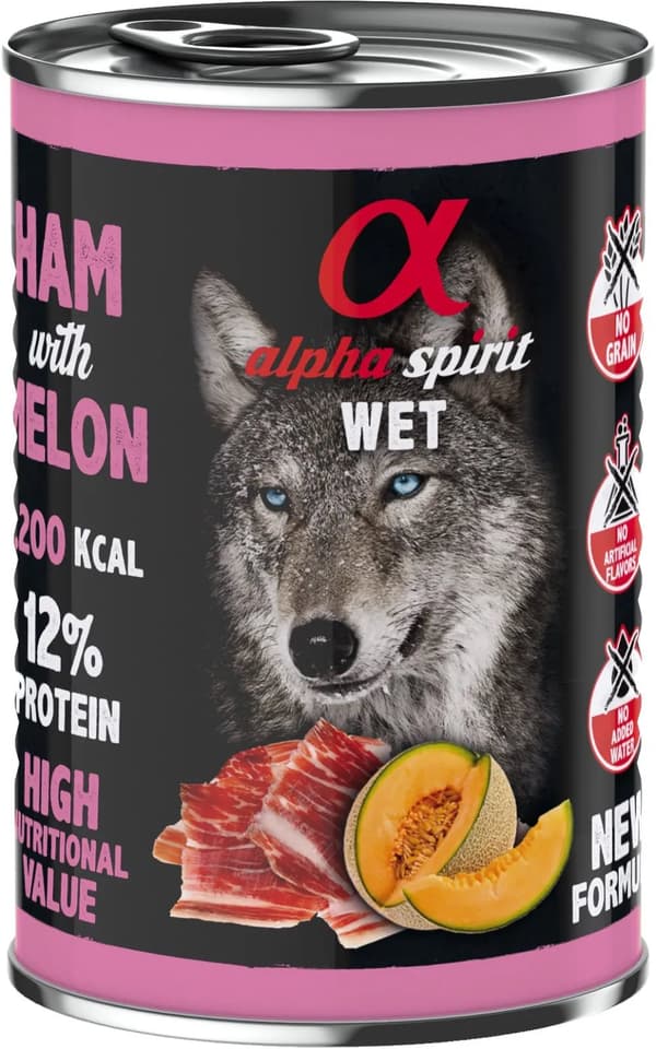 AlphaSpirit Ham with melon 400 g - (6 pk/ps)