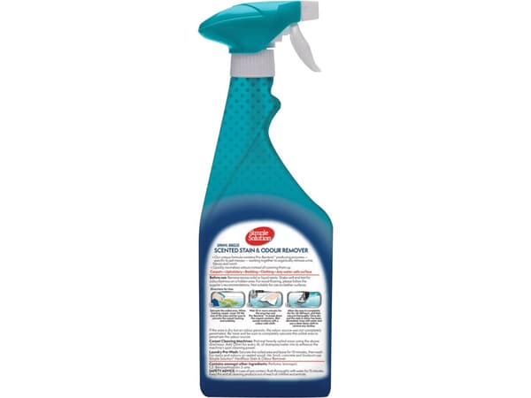Simple Solution Plet- & lugtfjerner Spring Breeze, 750 ml