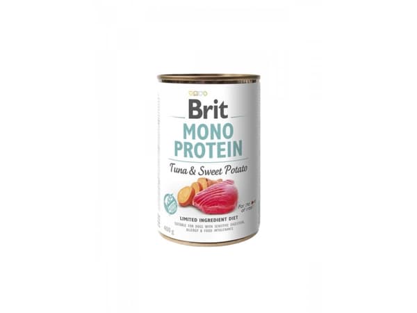 Brit Mono Protein Tuna & potato puszka 400g