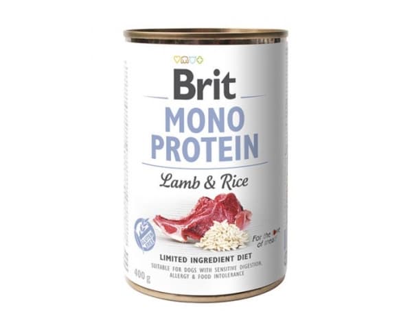 Brit Mono protein lamb & brown rice 400g