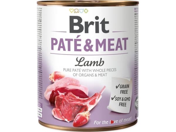 Brit kan PATE&KJØTT LAMM /6 800g