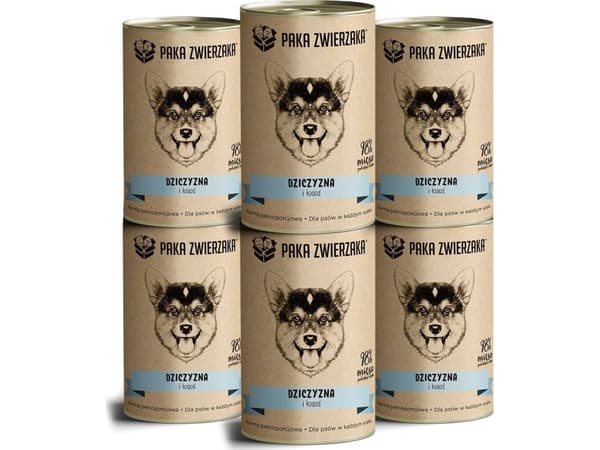 Pet Box Våtfôr - Hjortekjøtt og laks 400g