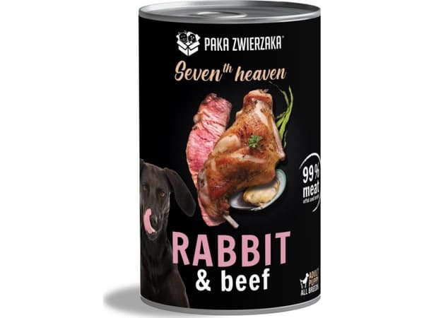 Paka Zwierzaka Märkäruoka Kani &amp; Naudanliha 400g