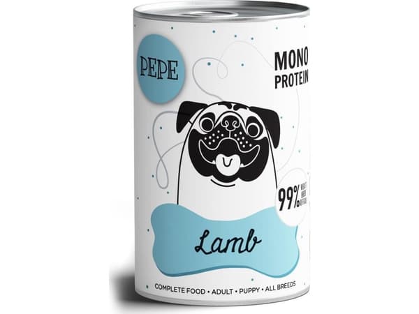 Paka Zwierzaka Paka Zwierzaka märkäruoka Pepe Lamb (karitsa) 400g