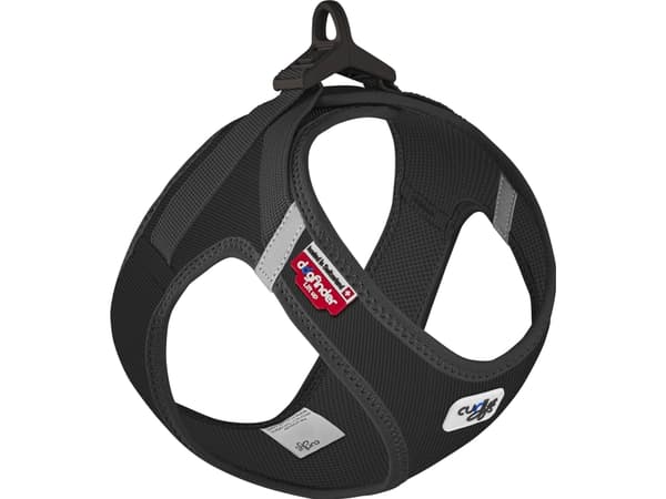 Curli Vest sele Clasp Cord Black S