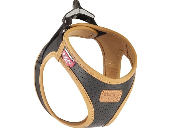 Curli Vegan Apple Leather Harness Black L