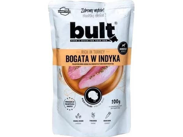 BULT Bult Märkä koiranruoka Jauheliha kalkkunan kanssa 100g