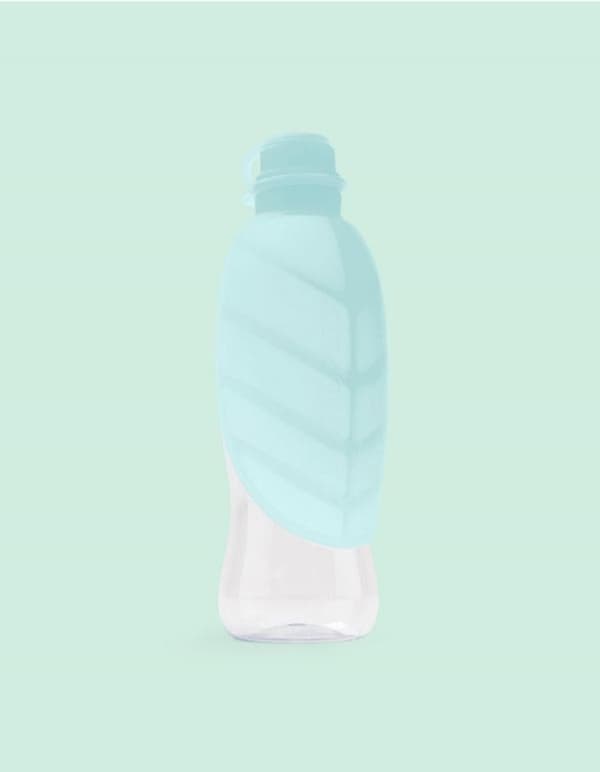Hundvattenflaska 500ml Leaf Välj färg: turkos