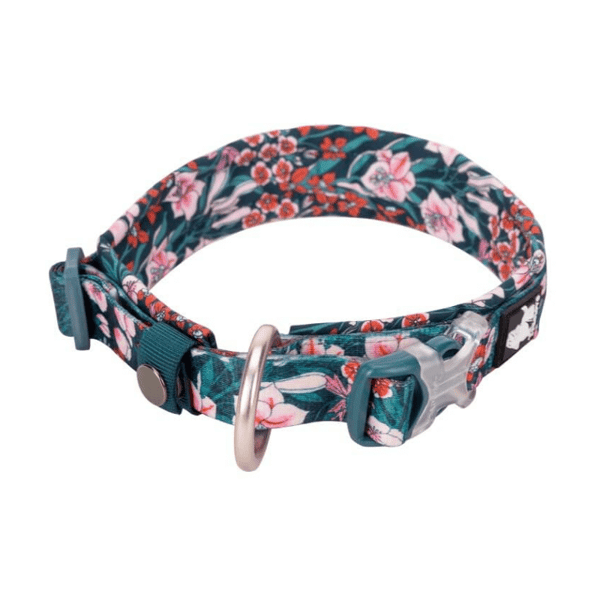 Blossom TrueLove Hundehalsbånd Marineblå-Rød Vælg størrelse: XXXL