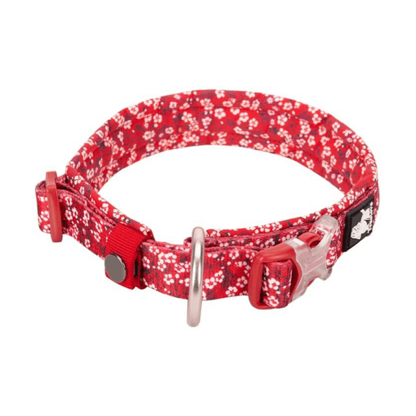 Blossom TrueLove hundhalsband rött Välj storlek: XXS