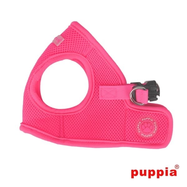 PUPPIA Blød neonrosa sele/vest Vælg størrelse: S
