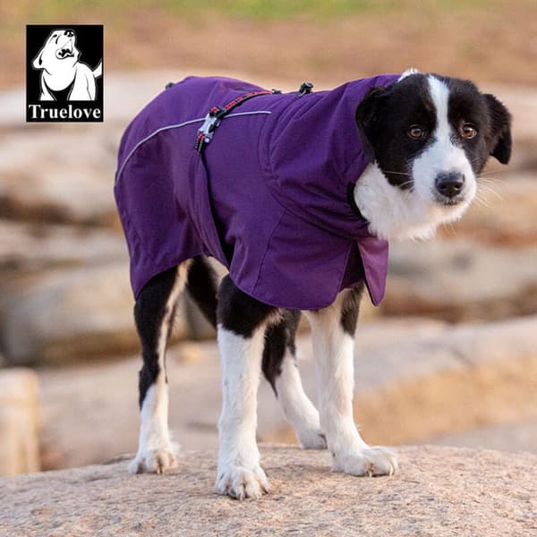 Eco Truelove varm vandtæt hundejakke sort Størrelse: 35 cm