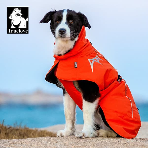 Eco Truelove varm vandtæt hundejakke sort Størrelse: 40 cm