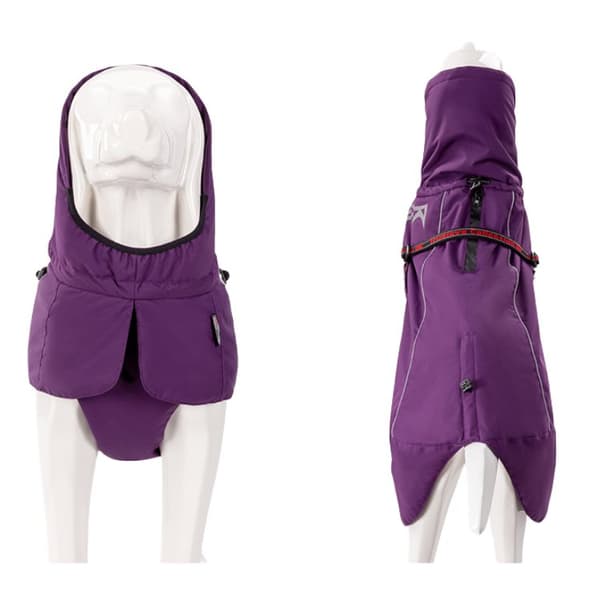 Varm vattentät hundjacka Eco Truelove lila storlek: 55cm