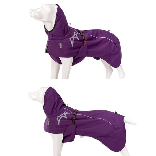 Varm vattentät hundjacka Eco Truelove lila storlek: 55cm