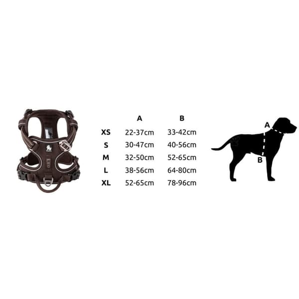 TrueLove Front Line PREMIUM Hundsele Brun Välj storlek: XL