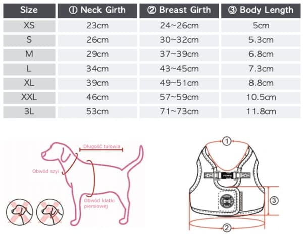PUPPIA Bløde Sorte Seler/Vest Vælg størrelse: XS