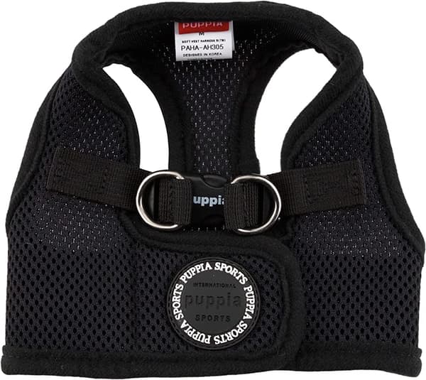 PUPPIA Mjuka Svarta Hängslen/Väst Välj storlek: L
