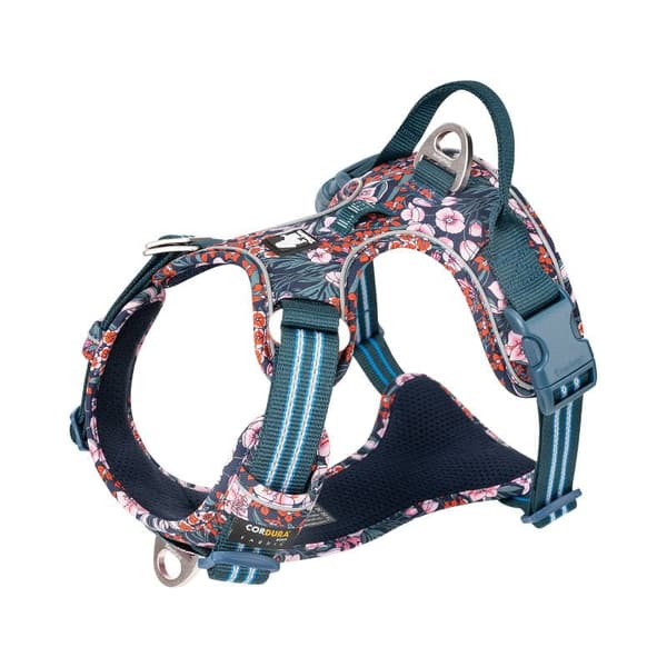 TrueLove Blossom Premium -koiranvaljaat, tummansiniset-punaiset, vahvistettu Valitse koko: XS