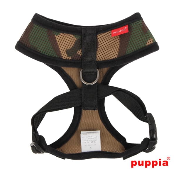 PUPPIA blød camouflage-sele til hund eller kat Vælg størrelse: XS