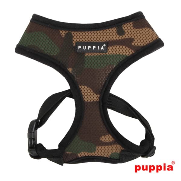 PUPPIA blød camouflage-sele til hund eller kat Vælg størrelse: XS