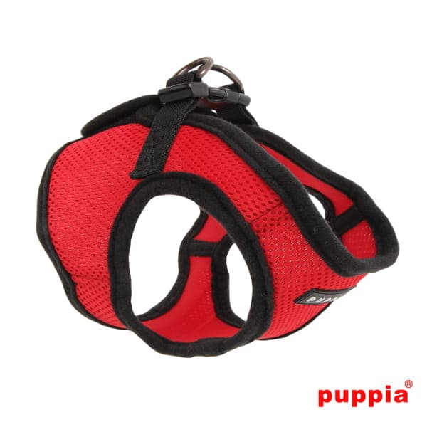 PUPPIA Mjuk sele/väst röd Välj storlek: M
