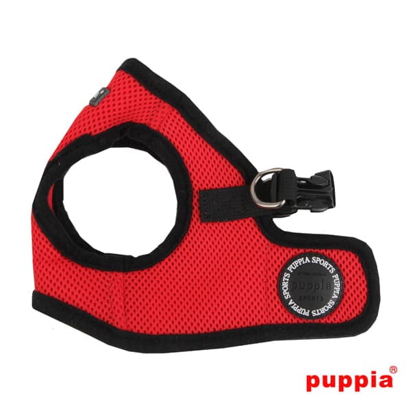 PUPPIA Mjuk sele/väst röd Välj storlek: M