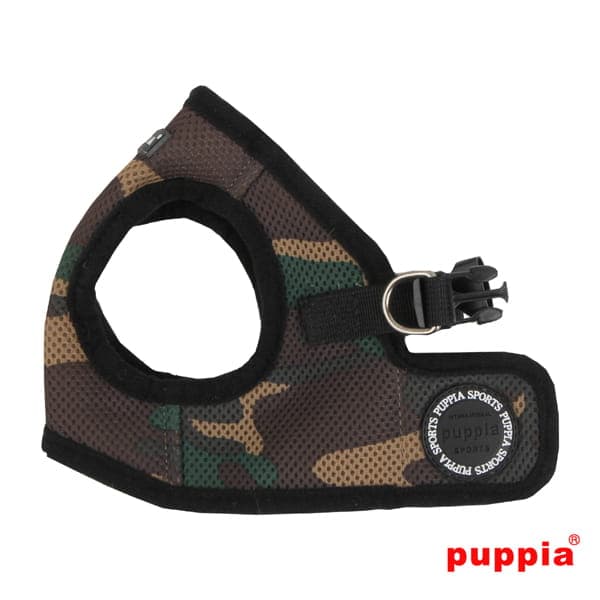 PUPPIA Mjuka kamouflagehängslen/väst Välj storlek: L