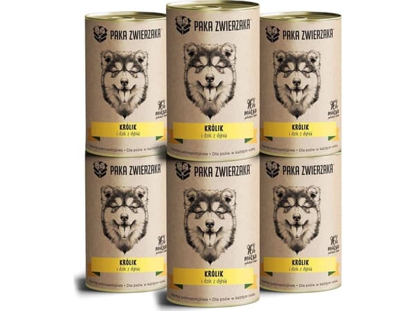 Paka Zwierzaka Märkäruoka - Kani ja villisika kurpitsalla 400g