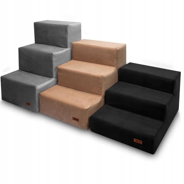 Hundetrappe til sofa og seng bulldog york pug HUGGY DOGGY Climber L
