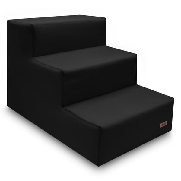 Hundetrappe til sofa og seng sort York bulldog HUGGY DOGGY Climber S