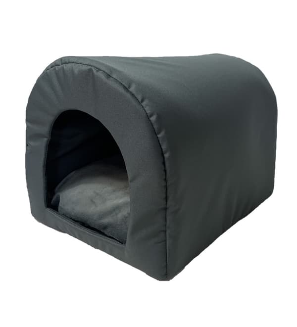 GO GIFT Hunde- og kattehuleseng - grafit - 40 x 33 x 29 cm