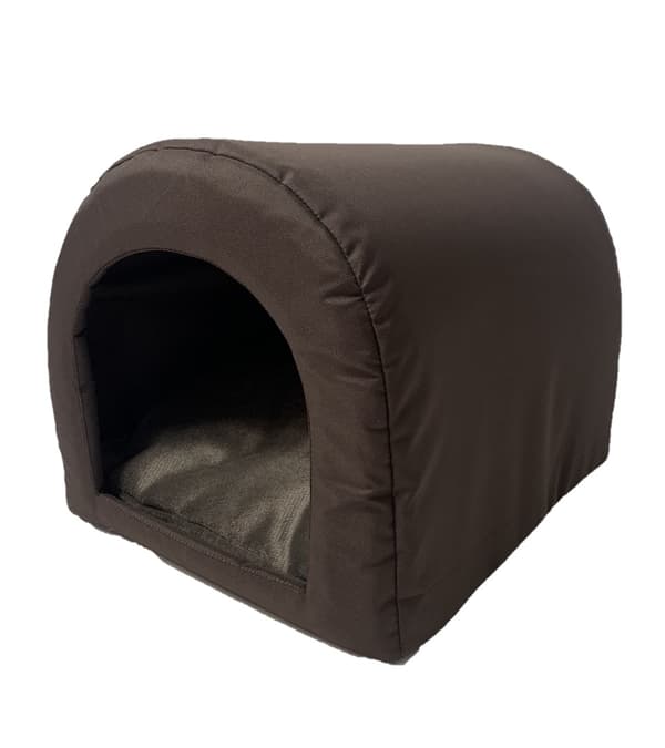 GO GIFT Hunde- og kattehuleseng - brun - 40 x 33 x 29 cm