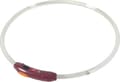 Miniatyrbild 2 av 2: ZOLUX Bivouak LED Silikon transparent röd - hundhalsband - 30-60 cm