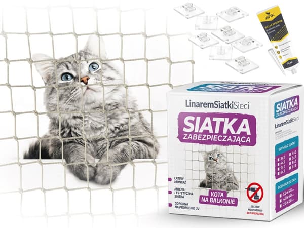LINAREM Sikkerhedsnet til altanen - 3x2m