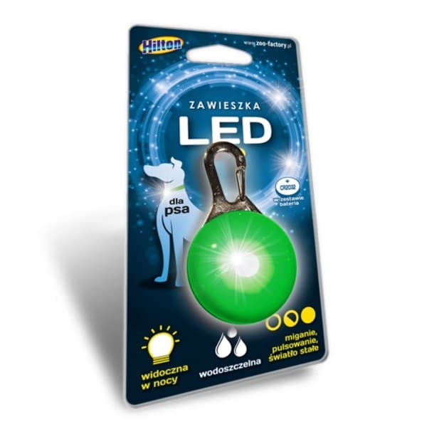 HILTON LED silikonhänge 2,0x3,1x5,5cm för hund