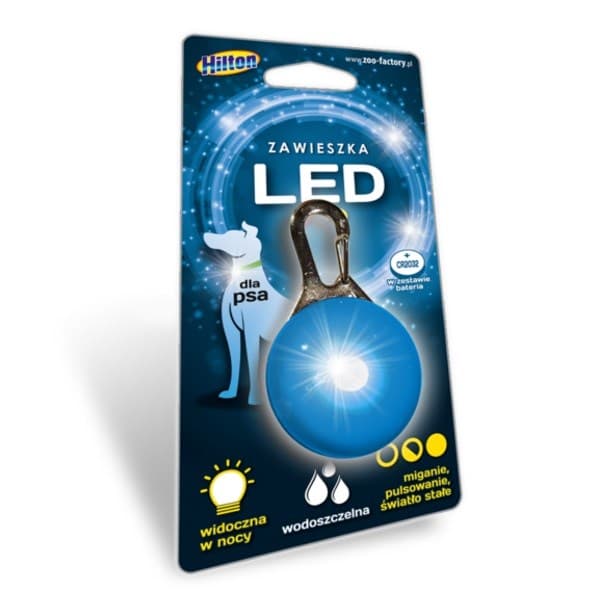 HILTON LED silikonhänge 2,0x3,1x5,5cm för hund