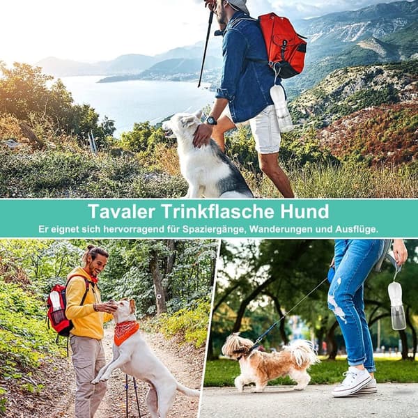 Vattenflaska för Hund / Hundflaska 350ml