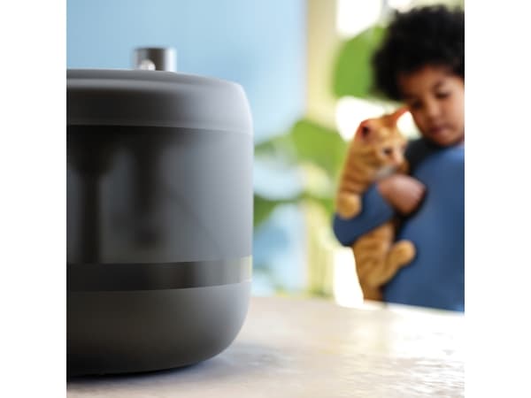 Philips 3000-serie Pet Series PAW3210/02 Vattenskål, automatisk vattendispenser för husdjur, plast, svart, inomhus, universal, 2,2 L